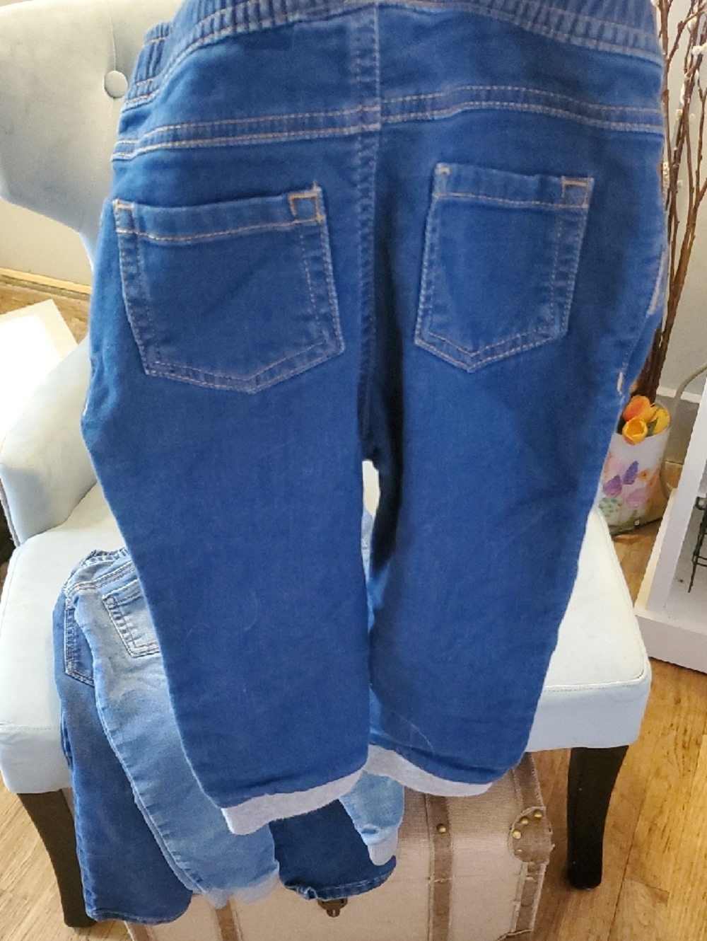 Cat & Jack Boys Blue Denim Jogger & Jeans Set - Picture 13 of 13